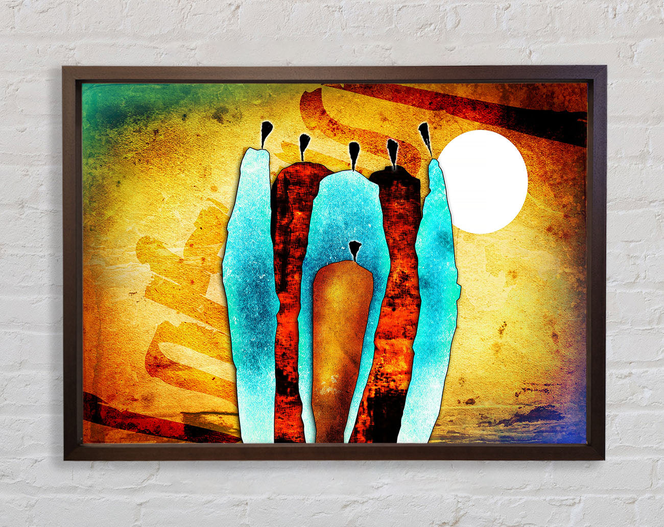 African Tribal Art 10 Framed Wall Art