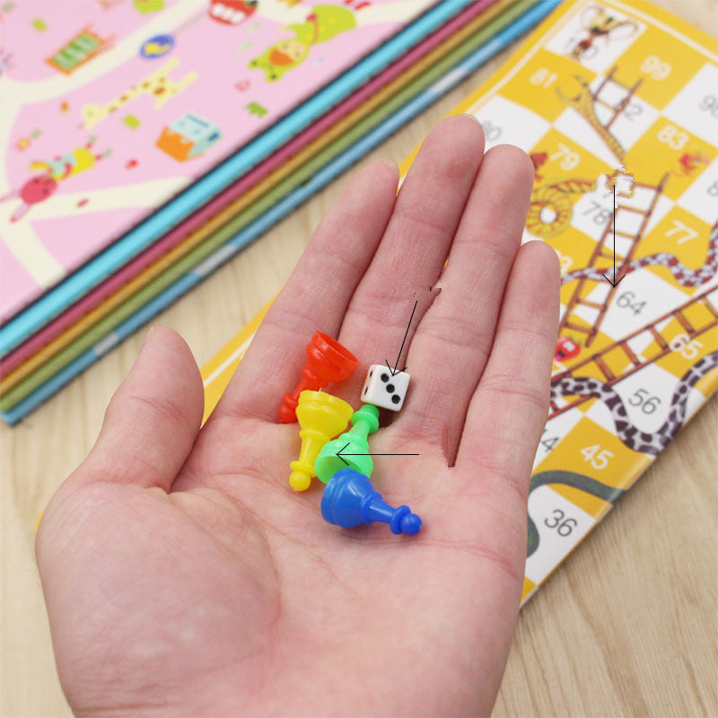 Children'S Day Gift Board Game Checkers Snake Ladders Snake Chess Children'S Puzzle Game Chess Parent-Child Chess Gift