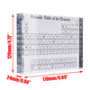 Acrylic Chemical Element Periodic Table Learning Display Card Crystal Element Periodic Table Crafts