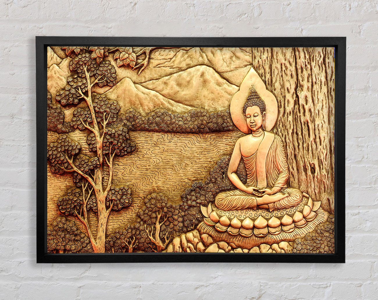 Buddha 18 Framed Wall Art