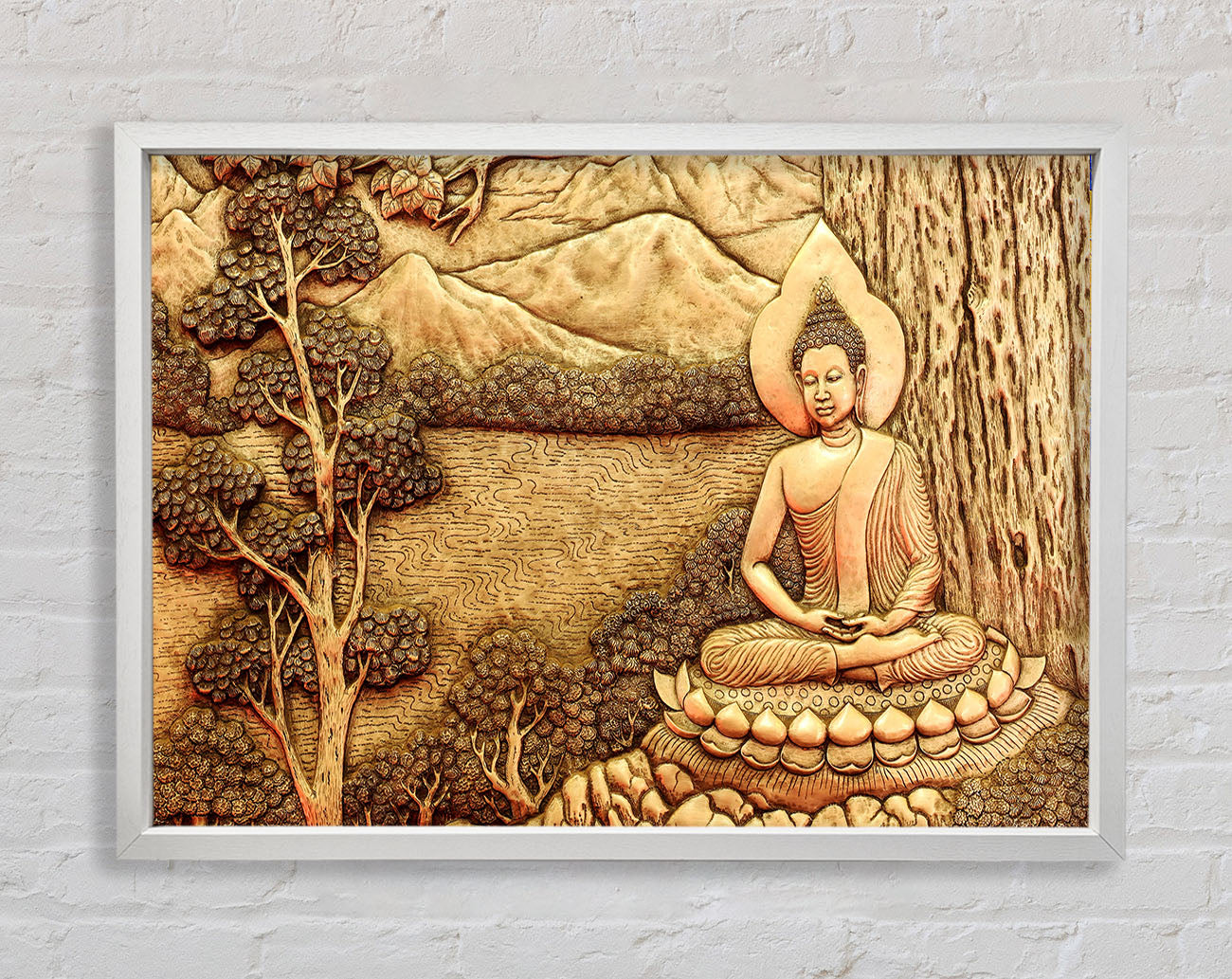 Buddha 18 Framed Wall Art