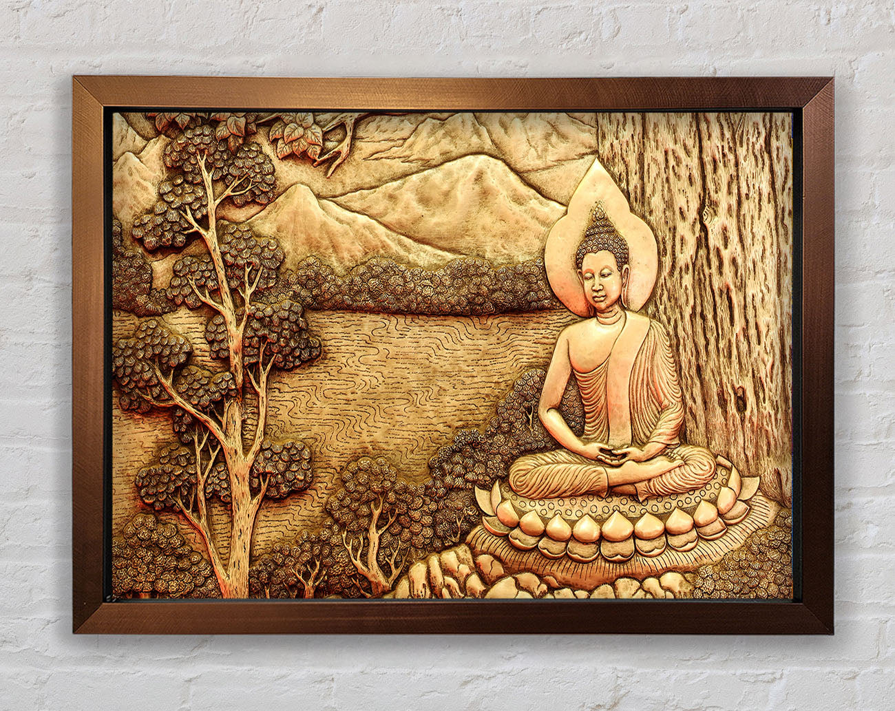 Buddha 18 Framed Wall Art