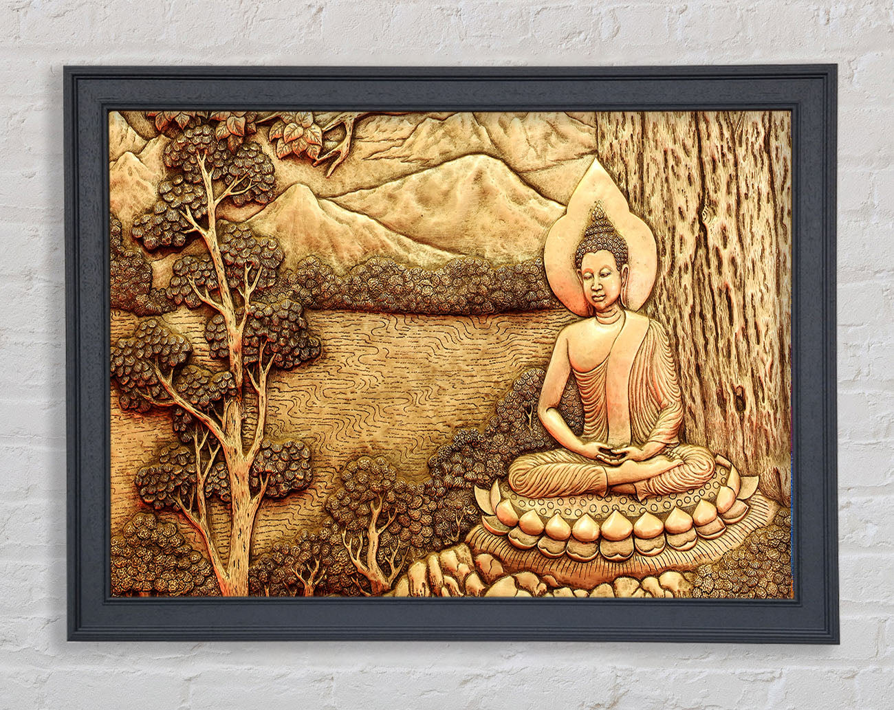 Buddha 18 Framed Wall Art