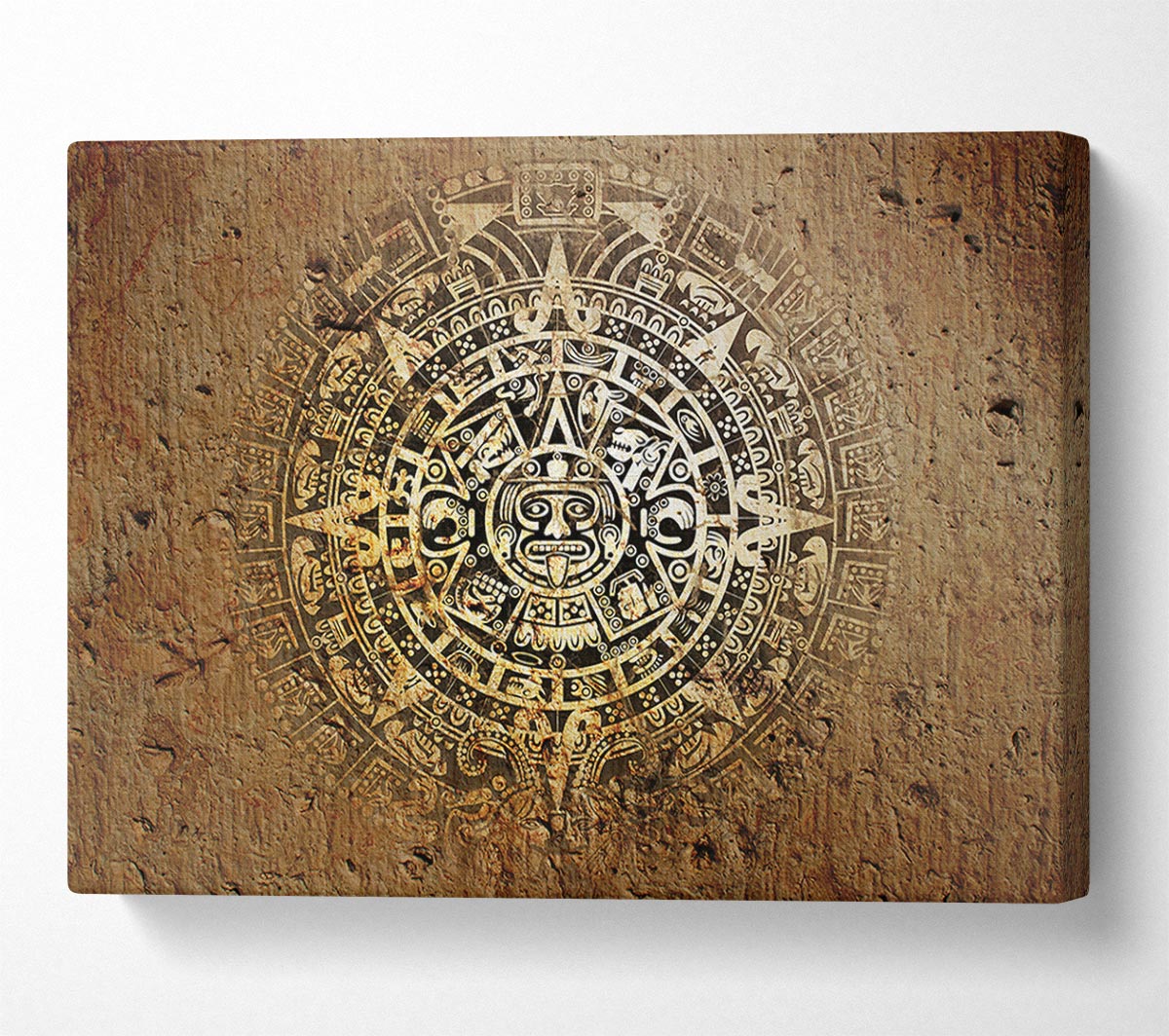 Mayan Sun 1 Canvas Wall Art