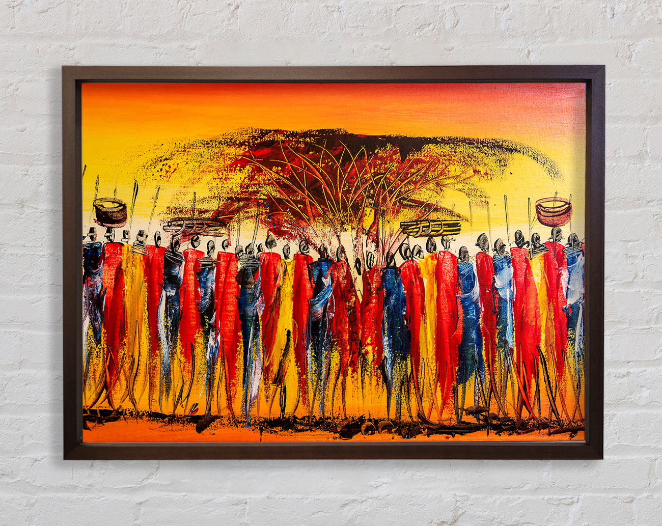 African Tribal Art 15 Framed Wall Art