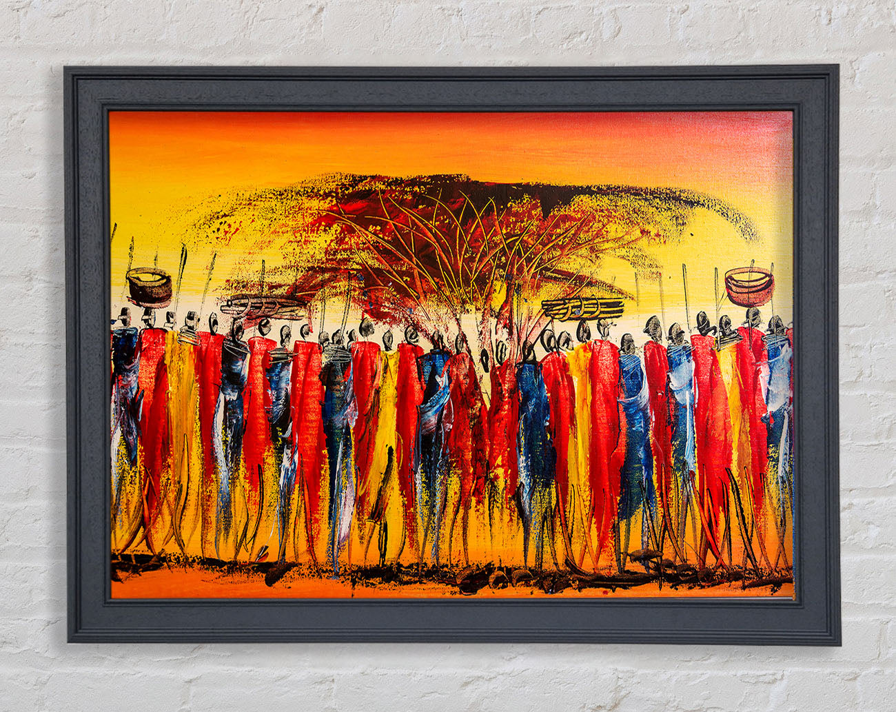African Tribal Art 15 Framed Wall Art