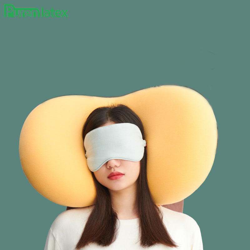 Cat Belly Pillow Memory Cushion Deep Sleep Addiction 3D Neck Pillow Washable Polyester Pillowcase Cover Travel Pillows Neck