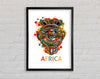 African Mask Framed Wall Art