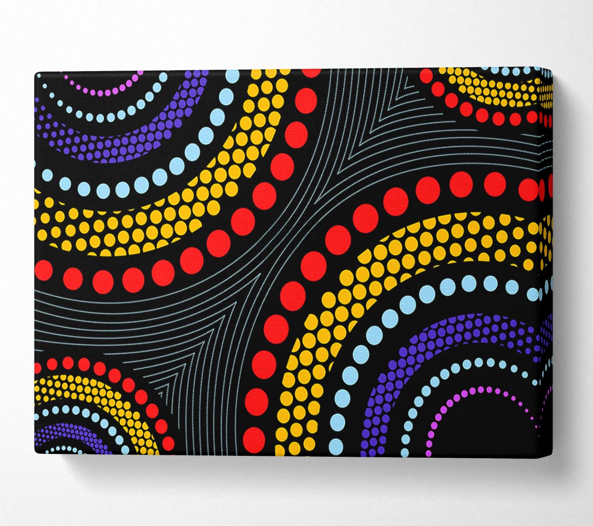 Aboriginal Pattern 11 Canvas Wall Art