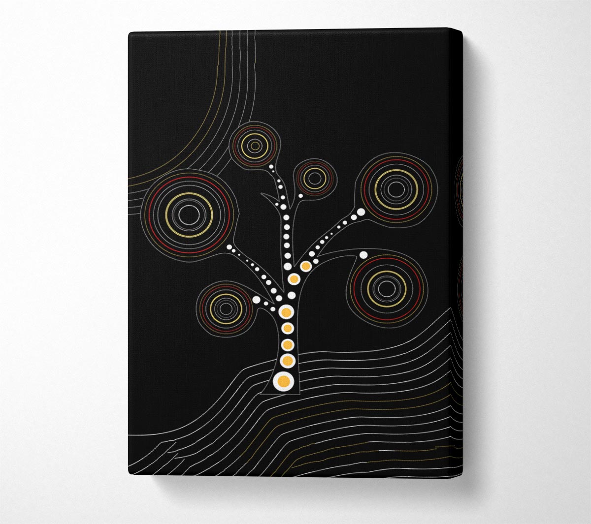 Aboriginal Tree 2 Canvas Wall Art