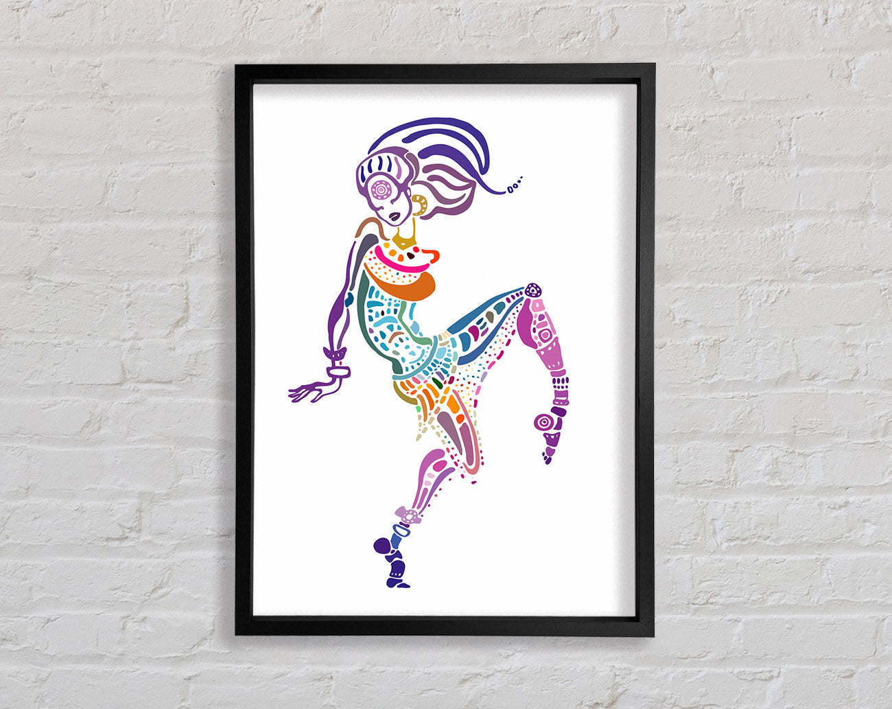 African Tribal Art 19 Framed Wall Art