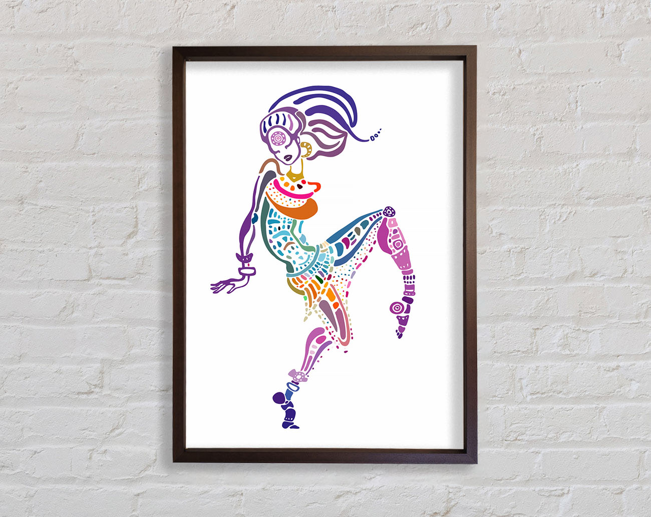 African Tribal Art 19 Framed Wall Art
