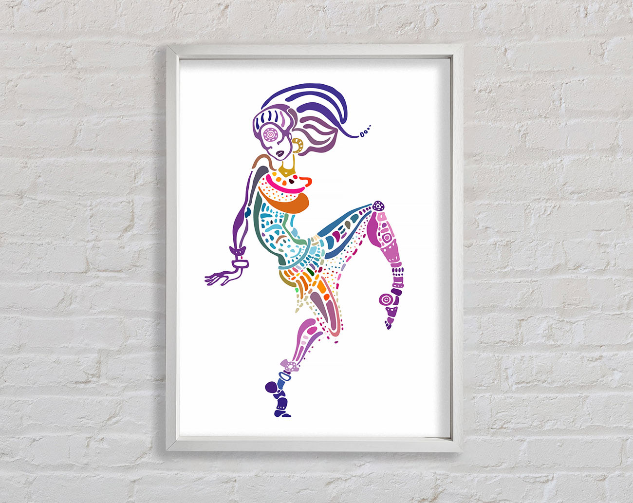African Tribal Art 19 Framed Wall Art