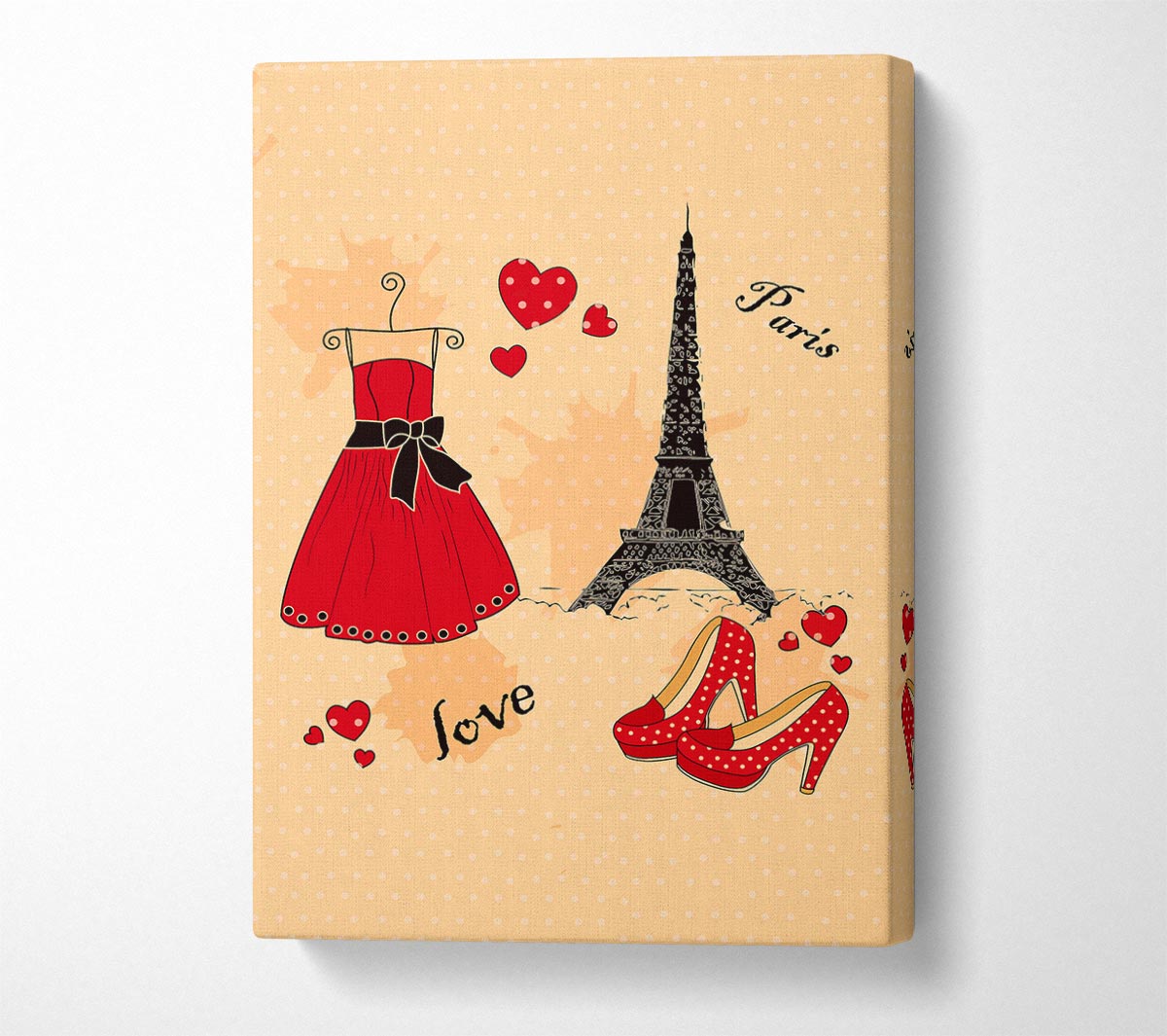 Paris With Love Canvas Wall Art