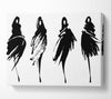 The Black Cloak Canvas Wall Art