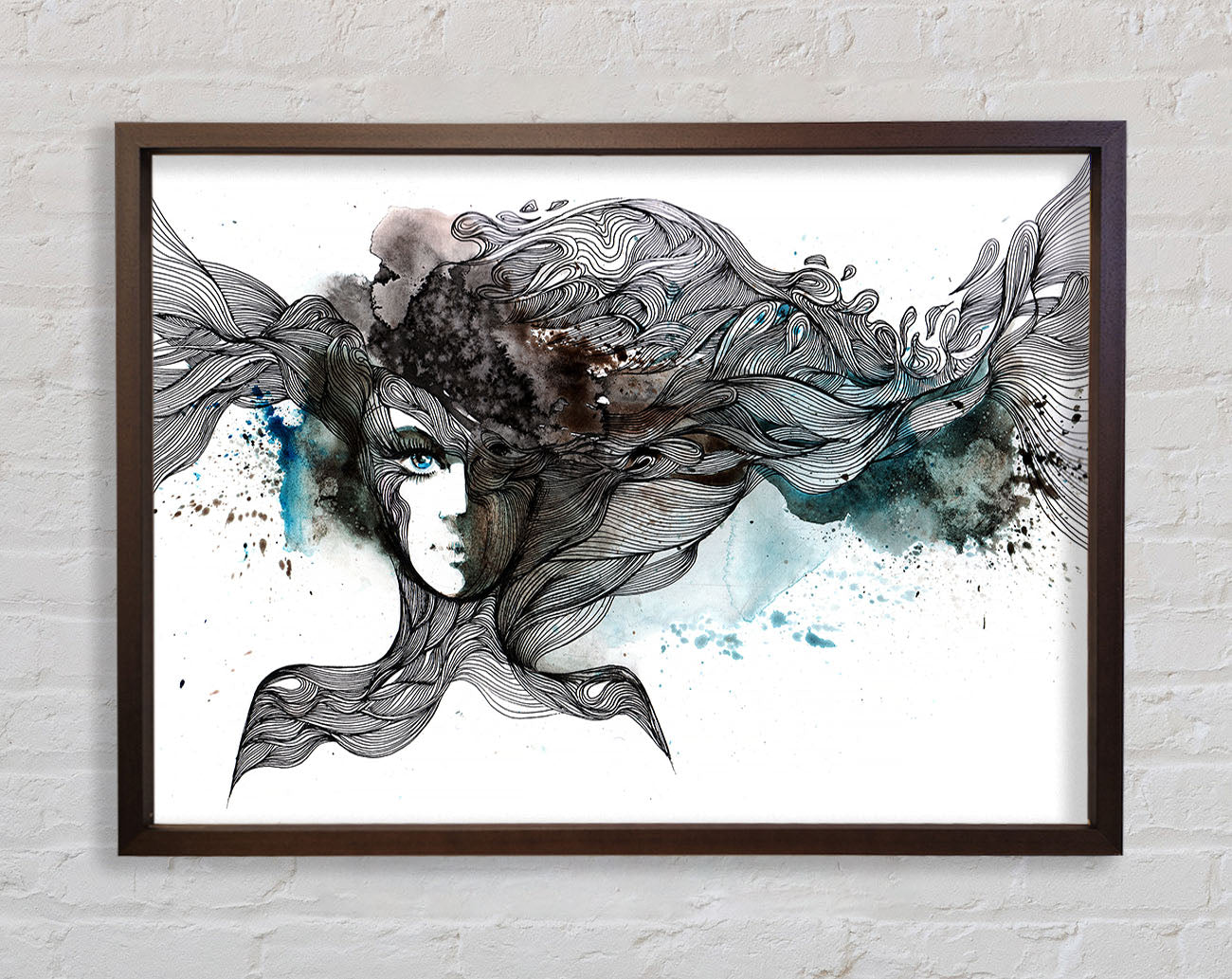 Connections Of Time Framed Wall Art