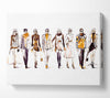 Winter Fashion Show Canvas Wall Art