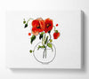 Poppy Vase Canvas Wall Art