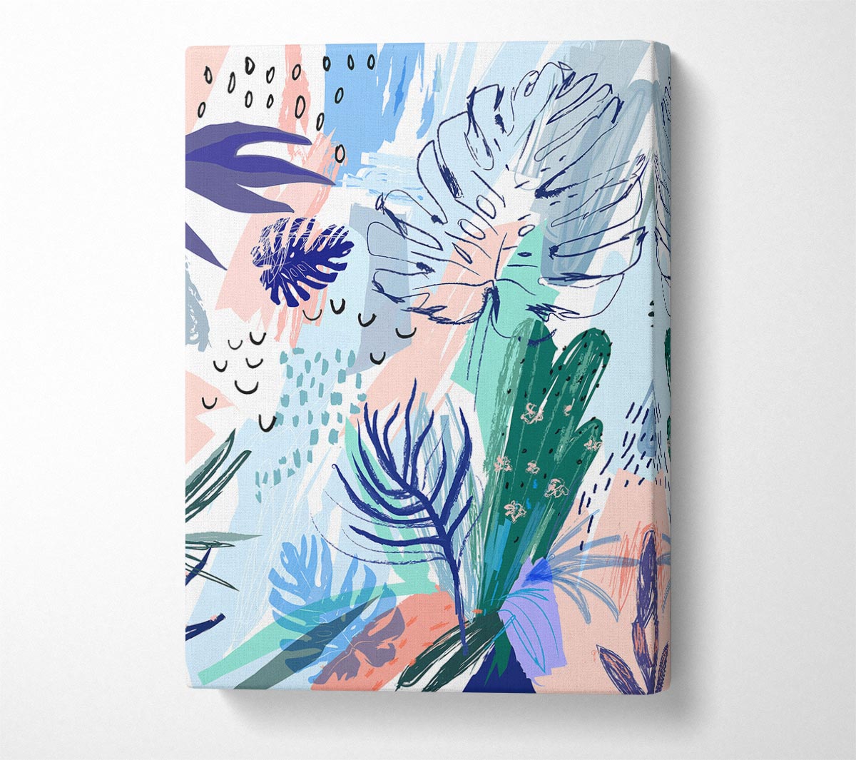 Jungle Abstract Canvas Wall Art