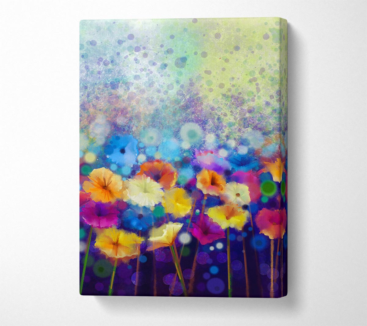 Eye Of The Petals Canvas Wall Art