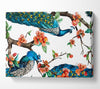 Peacock Branches Canvas Wall Art