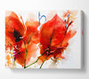 Red Autumn Leaves Canvas Wall Art