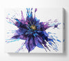 Water Lily Splash Canvas Wall Art