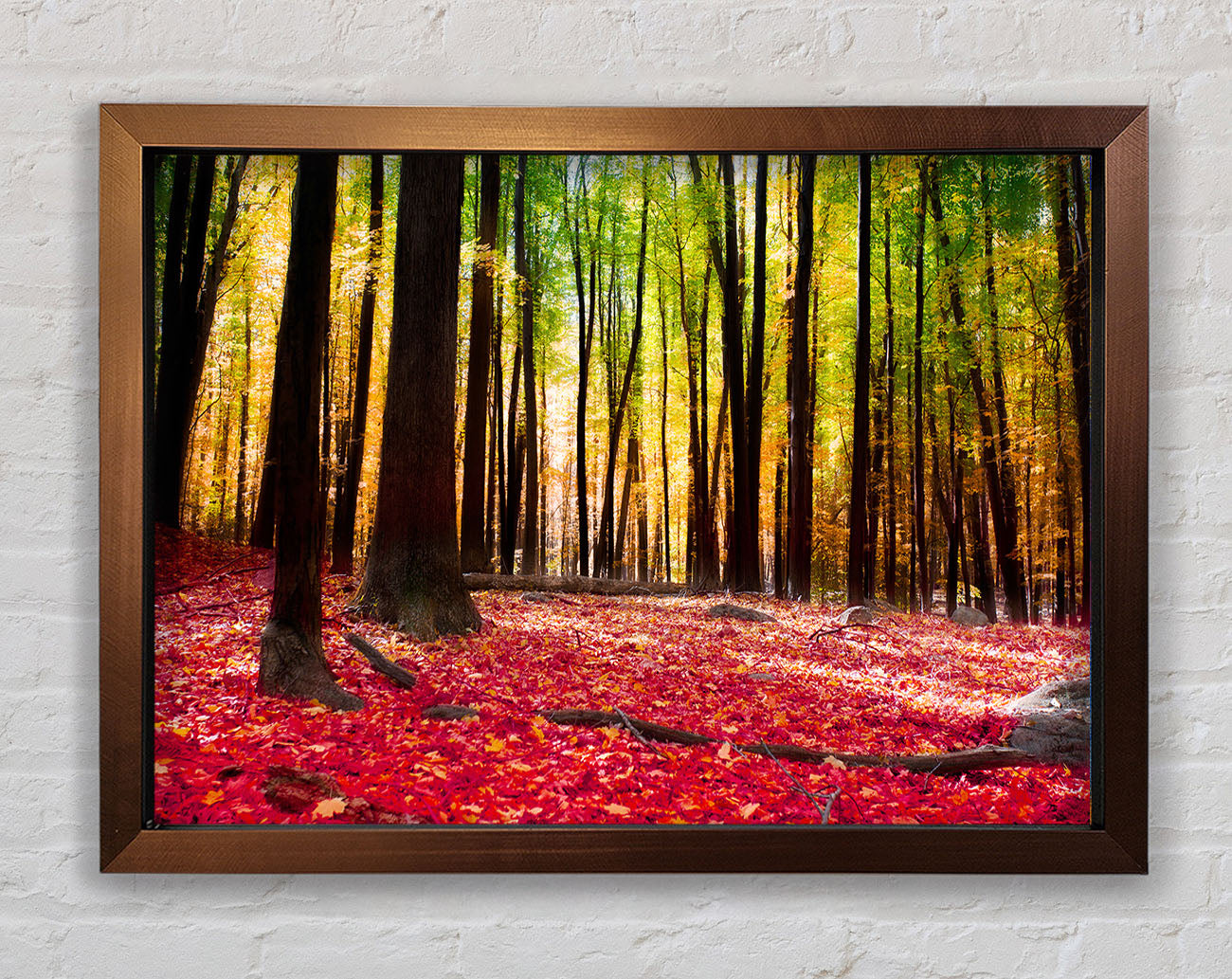 Autumn Leaves Framed Wall Art