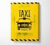 Funky NYC Taxi Cab Canvas Wall Art