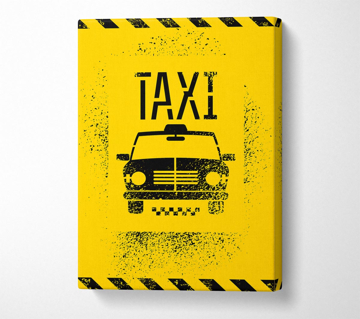 Funky NYC Taxi Cab Canvas Wall Art