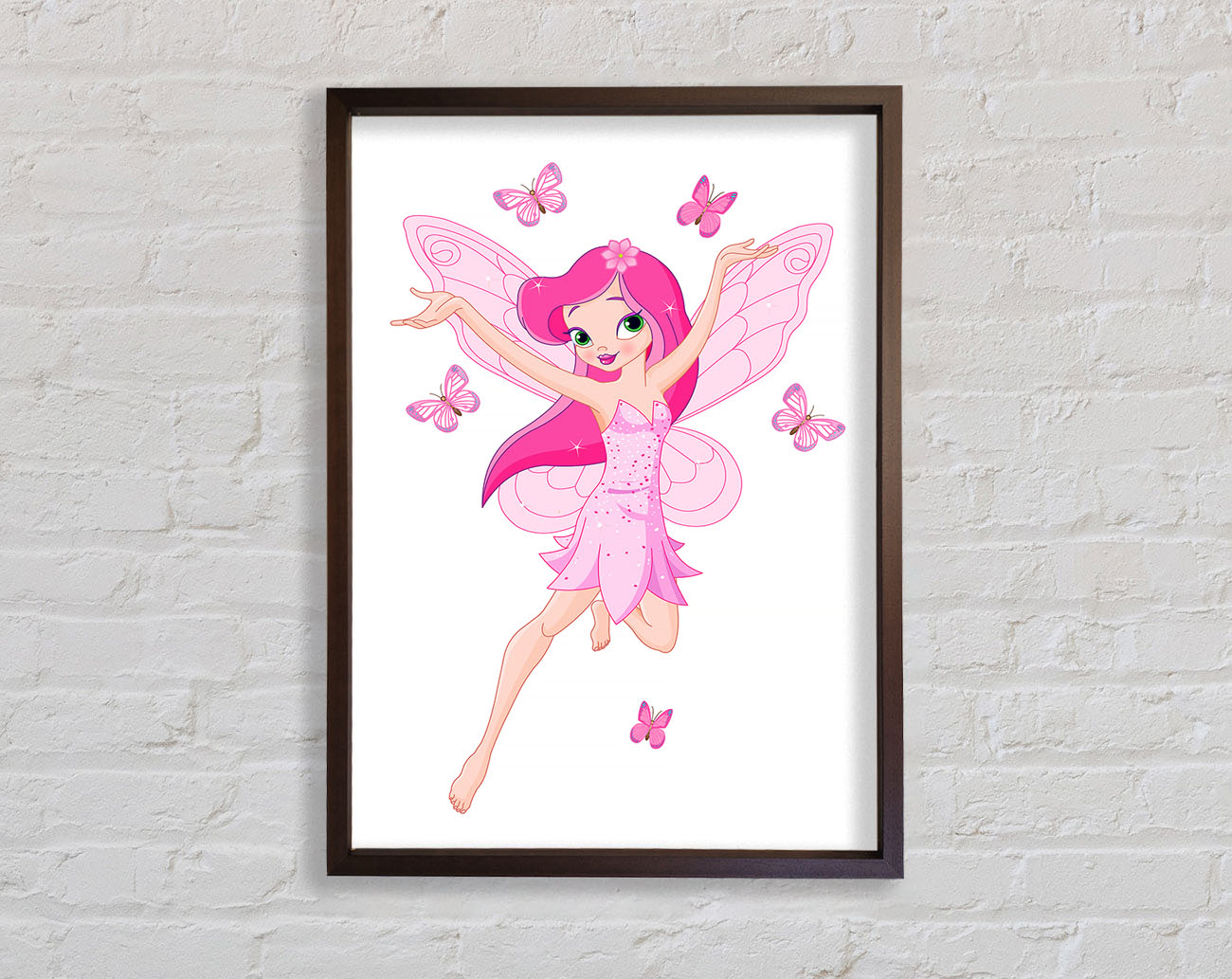 Butterfly Fairy Framed Wall Art
