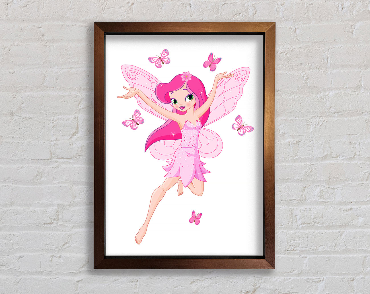 Butterfly Fairy Framed Wall Art