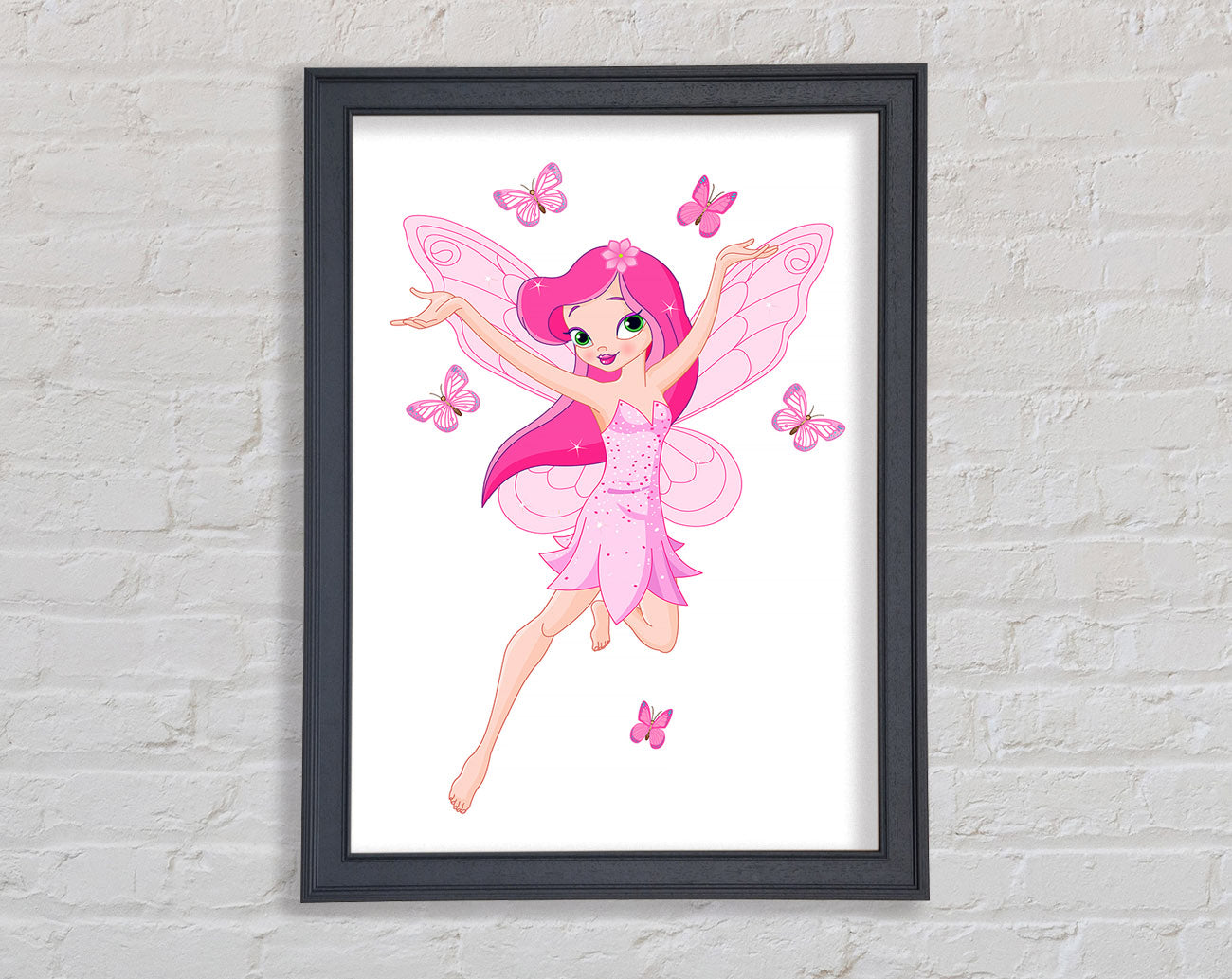 Butterfly Fairy Framed Wall Art