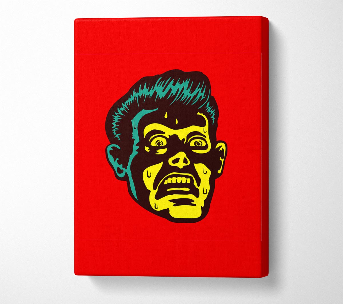 Face Of Horror Canvas Wall Art
