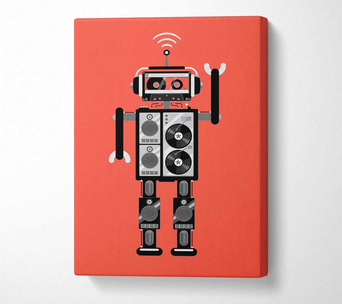 Robot Dance Canvas Wall Art