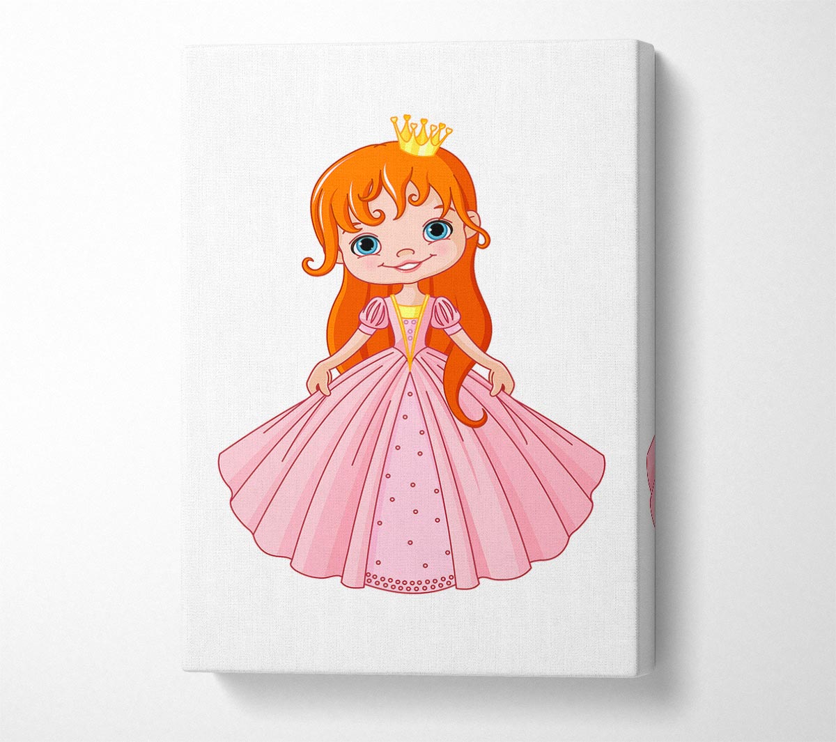 Princess Dress Canvas Wall Art