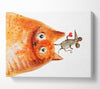 Cat And Mouse Love Canvas Wall Art