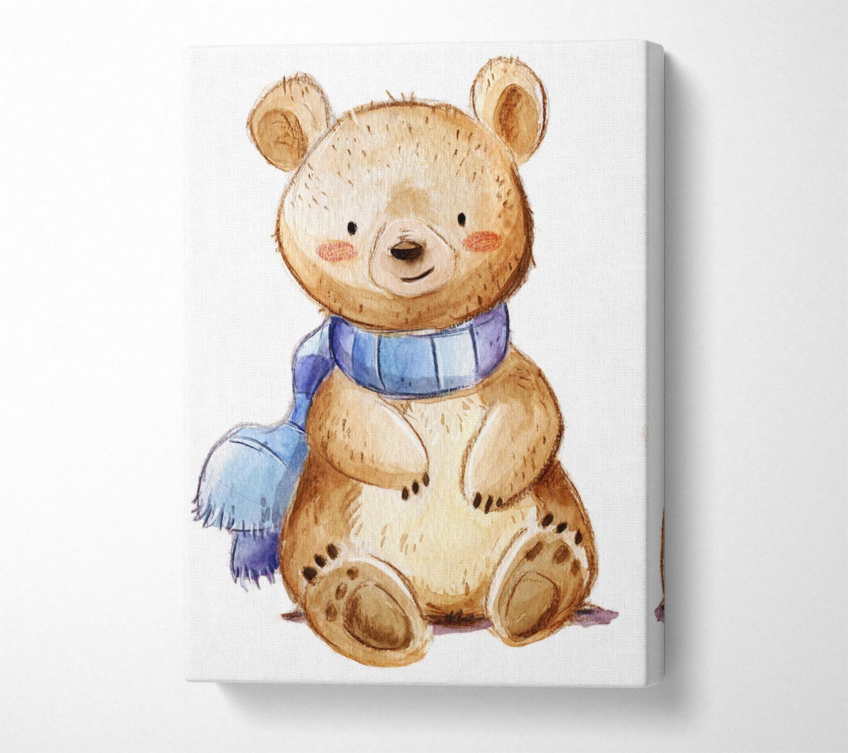 Winter Bear Canvas Wall Art