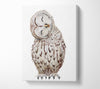 Owl Feathers Canvas Wall Art