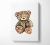 Teady Bear Tie Canvas Wall Art