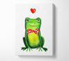 Frog Love Canvas Wall Art