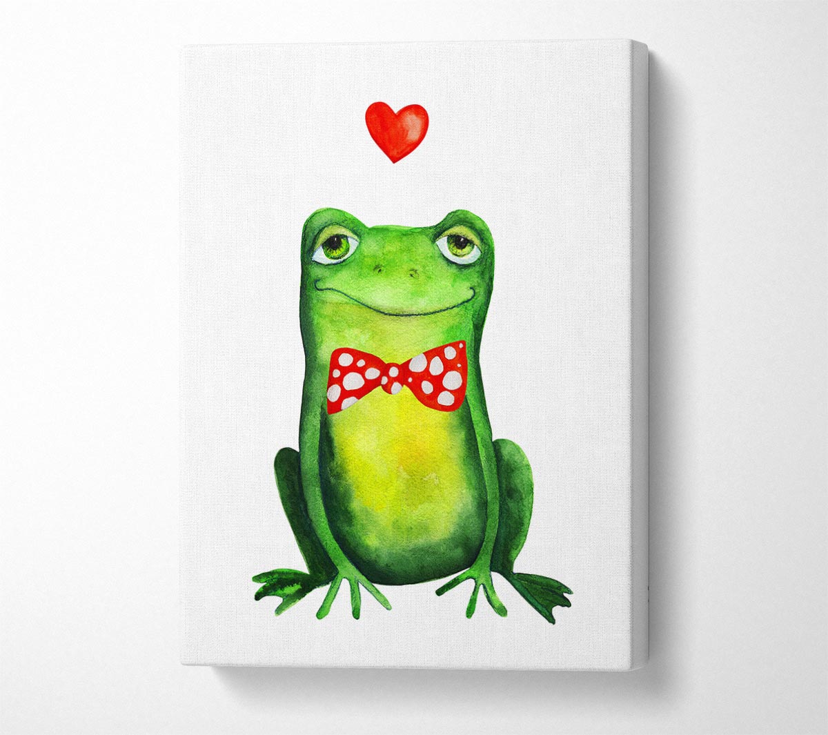 Frog Love Canvas Wall Art