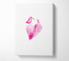 Loveheart Birds Canvas Wall Art