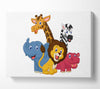 Jungle Friends 2 Canvas Wall Art