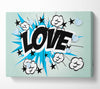 Love Pow Canvas Wall Art
