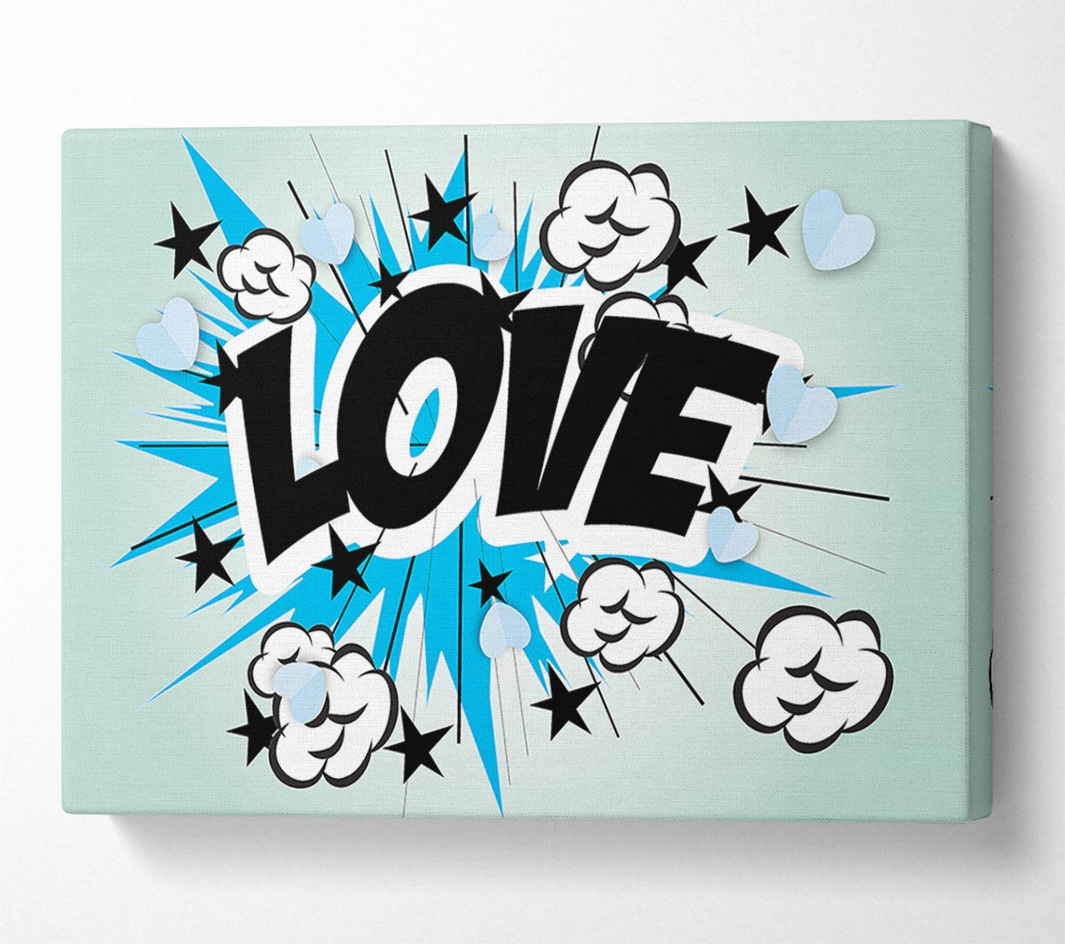Love Pow Canvas Wall Art