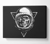 Spaceman Skull Canvas Wall Art