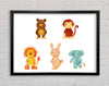 Animal Fun Framed Wall Art