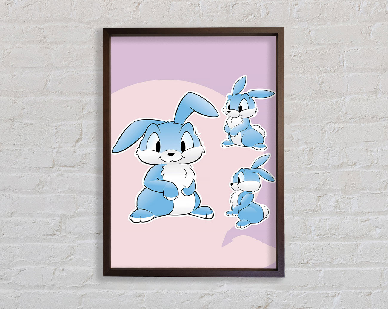 Bunny Hop Framed Wall Art