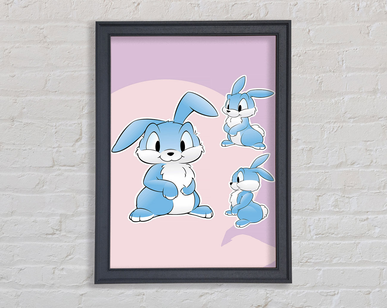 Bunny Hop Framed Wall Art